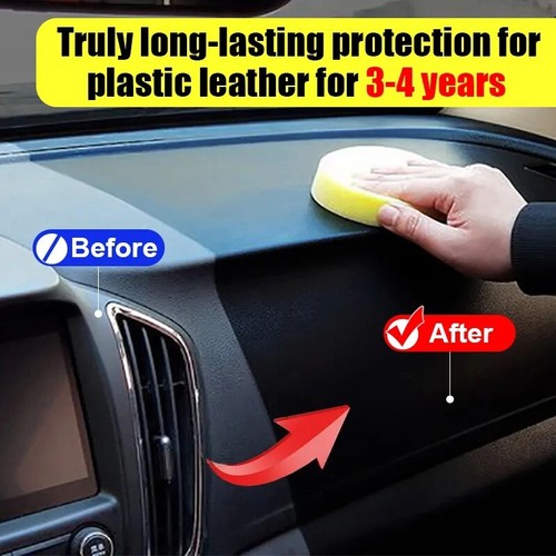 2XCar Plastic Restorer Back To Black Gloss Plastic Renovator Longlasting Coating - Picture 4 of 9