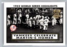 2002 Topps 50th Anniversary 1952 World Series Highlights Yankees #52WS-2