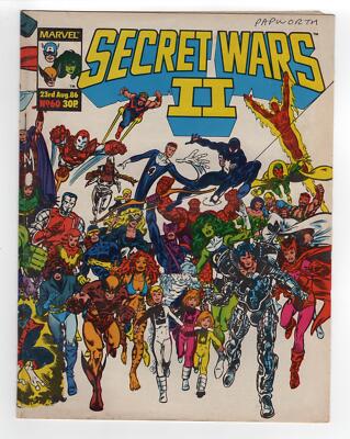1985 MARVEL SUPER HEROES SECRET WARS II #5 1ST APP OF BOOM-BOOM KEY RARE UK