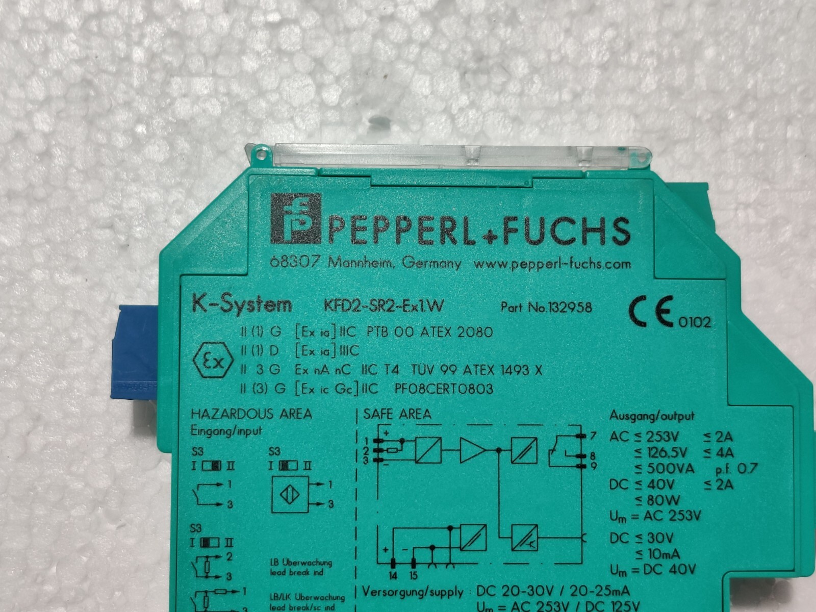 New In Box Pepperl Fuchs P F KFD0-SD2-EX1.1045 Ultrasonic Level Sensor