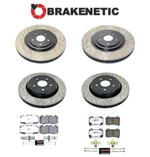 F&R BRAKENETIC GT Slot Brake Rotors+Ceramic Pads Hellcat Trackhawk 56.58020.31