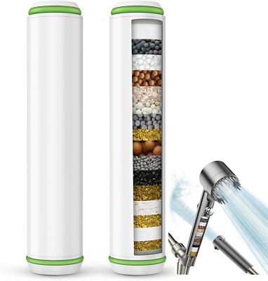 High Pressure Shower Head with Handheld Spray Combo,18 Stage Filtered ShowerHead