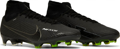 NEW Zoom Superfly 9 Elite FG Men's Size 6.5 Black/DK Smoke Grey DJ4977-001