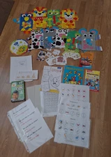 Lot Homeschool Toddler Kids Bundle Random Mixed Supplies and Helps Communication