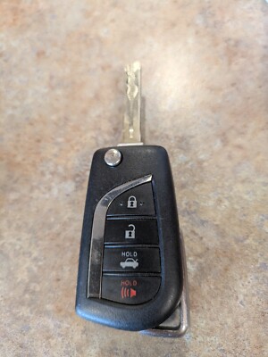 Used OEM FACTORY TOYOTA  REMOTE FLIP KEY FOB 