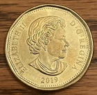 2019 Canada one dollar $1 loonie **75% off combined shipping**