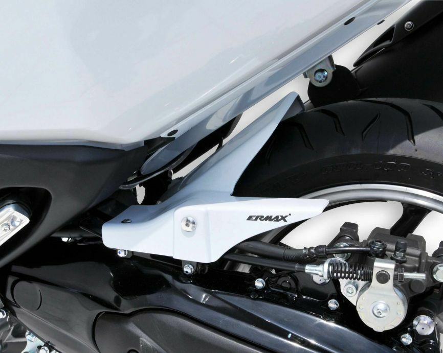 Garde-boue arrière Ermax blanc nacré pour scooter Yamaha Tmax 500 modèle 2008 à 2011