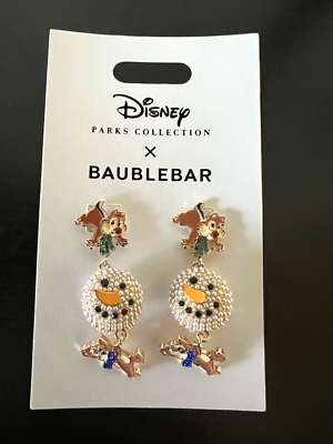 ピアス ピクサー ディズニーbaublebar DISNEY PARKS X BAUBLEBAR 2023 CHIP & DALE Homestead EARRINGS SET