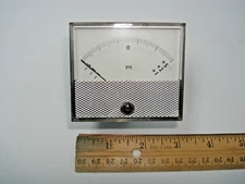 Vintage Triplett pH Analog Panel Meter