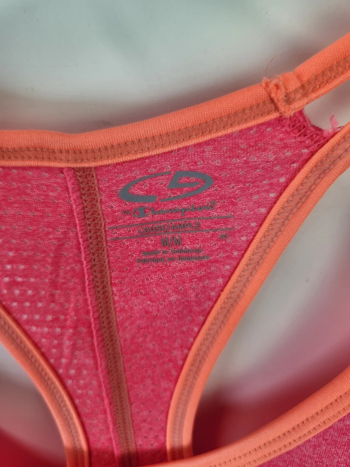 Camiseta sin mangas C9 Champion con tirantes espalda deportiva para mujer talla M rosa sin mangas cuello redondo Foto 2 de 4