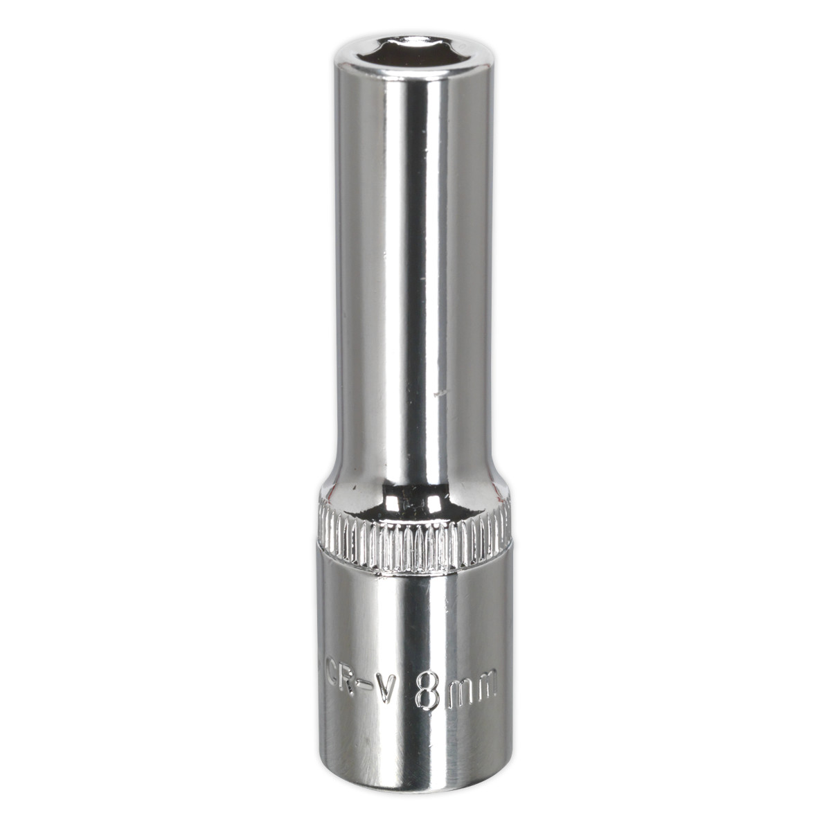 Sealey SP3808D Walldrive® Socket 8mm Deep 3/8sq Drive Fully Polished - Image 3