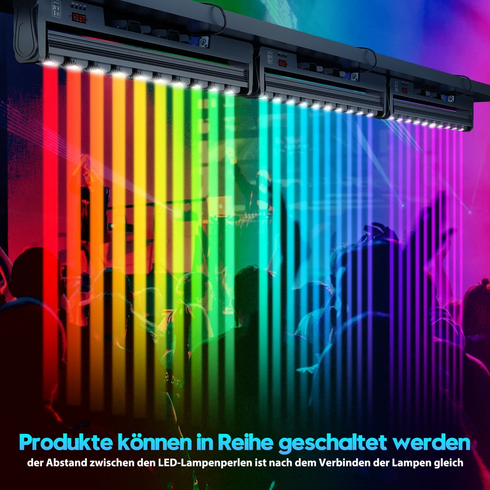 250W Moving Head DMX Lichtleiste Beam 10 LEDs RGBW 230° Drehbar Party DJ Show - Bild 4 von 4