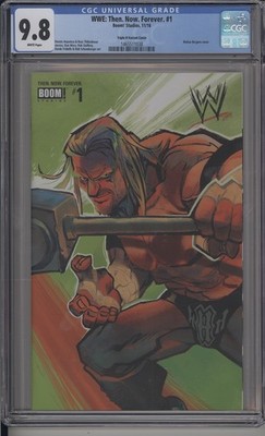 WWE: THEN. NOW. FOREVER. #1   CGC 9.8 NM/M - MATIAS BERGARA TRIPLE H COVER 2016