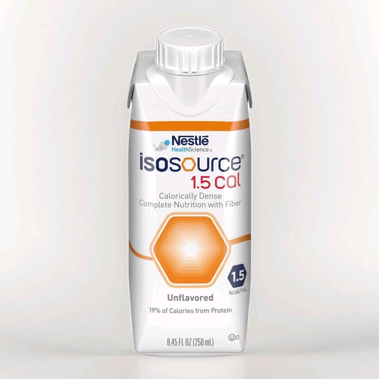 Nestle Isosource 1.5 Cal Tube Feeding Formula Unflavored 250 mL Carton 24 Ct