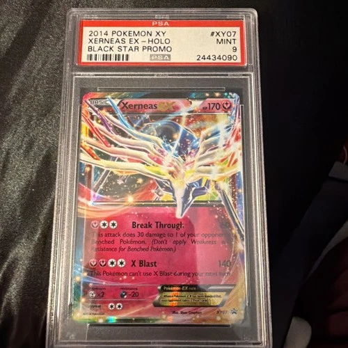 Pokémon Xerneas XY Black Star Promo #XY07 EX Holo – PSA 9 (2014)
