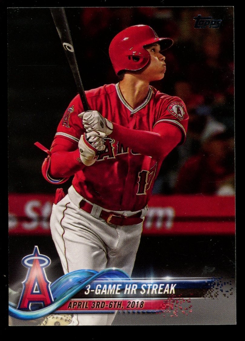 2018 Topps Update Series - Season Highlights Checklist Shohei Ohtani #US189 (RC)