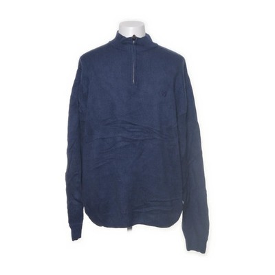 Chaps, Strickpullover, Größe: XXL, Blau, Baumwolle, Zopfstrick, Herren #zpC