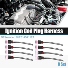 8 Set Ignition Coil Connector for Ford Transit-350 HD 15-17 No.9U2Z14S411EA