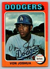 1975 Topps Baseball #547 Von Joshua Dodgers