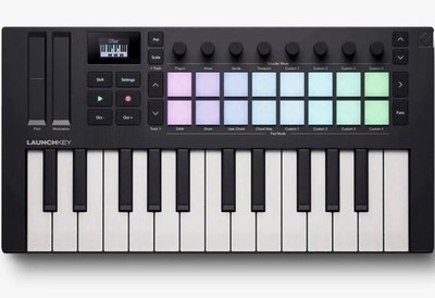 Novation Launchkey 25-Key MIDI Keyboard Controller with Pad Triggers, Encoders