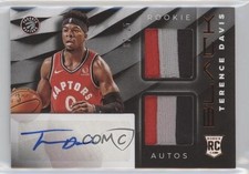 2019 Panini Black Rookie Memorabilia Copper 7/25 Terence Davis #RM-TD Auto 2w6