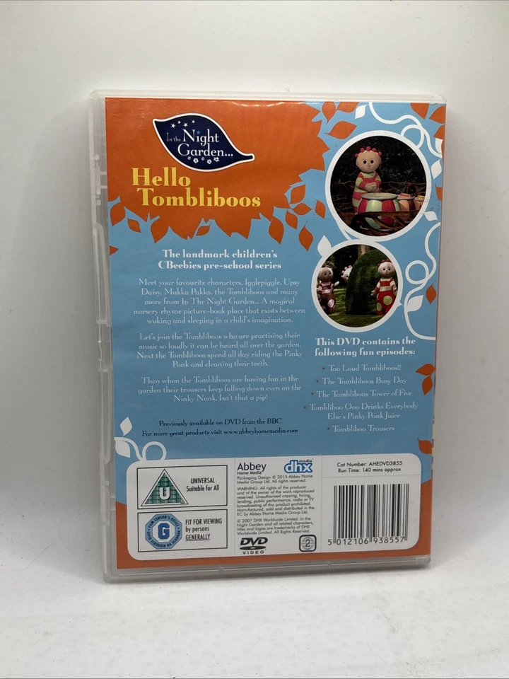 In The Night Garden Hello Tombliboos ! CBeebies DVD Children's & Family (2007) - Image 2 of 3