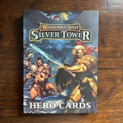 43 Heldenkarten - Silver Tower - Warhammer Quest Games Workshop - Komplettset OOP
