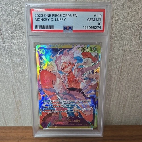 2025 One Piece Monkey.D.Luffy Special Card #OP05-119 PSA 10 GEM MINT