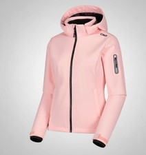 Giacca Donna CMP CAMPAGNOLO Softshell Woman Zip Hood 39A5006 B309 Rosa