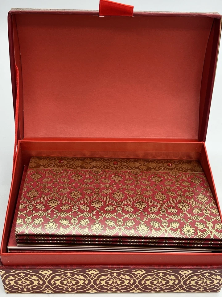 Juego de 10 tarjetas de notas y sobres adornados Foto 3 de 4