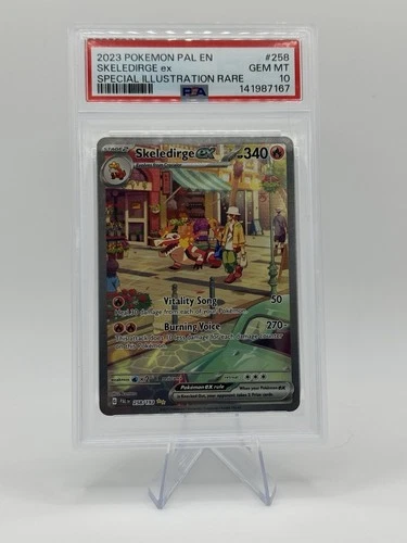 Pokemon Skeledirge ex 258/193 Paldea Evolved special illustration rare psa 10