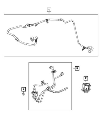 Genuine Mopar Waste Gate Harness 4627484AE
