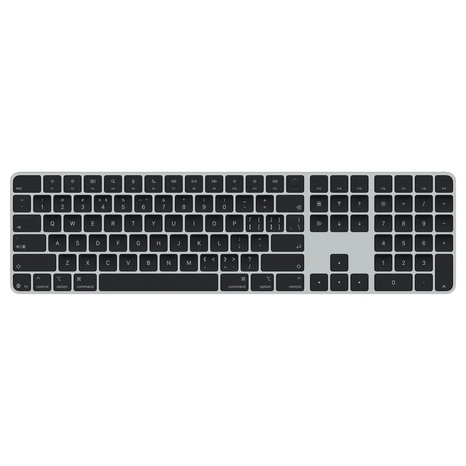 GENUINE APPLE MAGIC KEYBOARD WITH NUMERIC KEYPAD TOUCH ID BLACK WIRELESS A2520