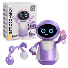 emotoBOT LEX-C Interactive Robot Kids Toy Touch-and Sound-Responsive Robot