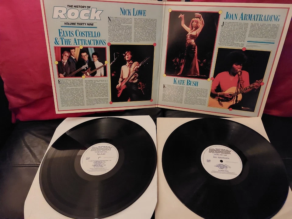 The History Of Rock - Volume 39 2x Vinyl LP Kate Bush Compilation 1986 Foto 4 de 4