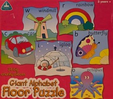 Giant Alphabet Floor Puzzle Educational Interlocking Toy for Kids