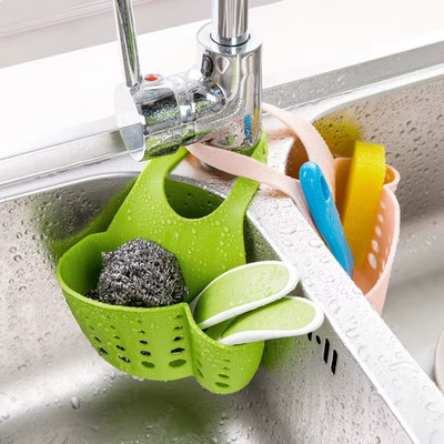 1/3 Stück Küche Spüle Organizer Schwamm Caddy Hängend Abtropfgestell Halter