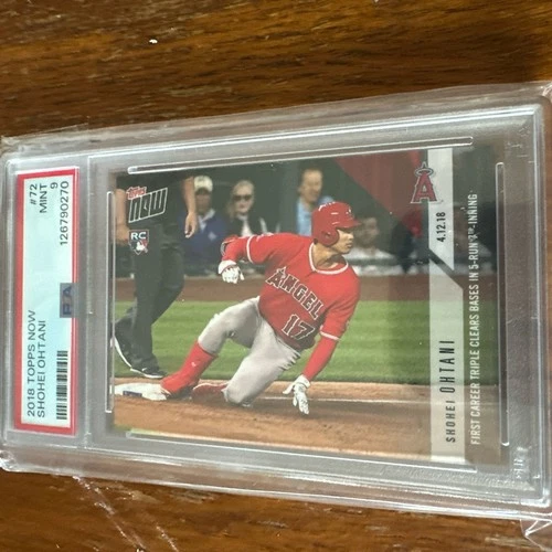 Shohei Ohtani 2018 Topps Now RC #72 PSA 9 Los Angeles Angels CC