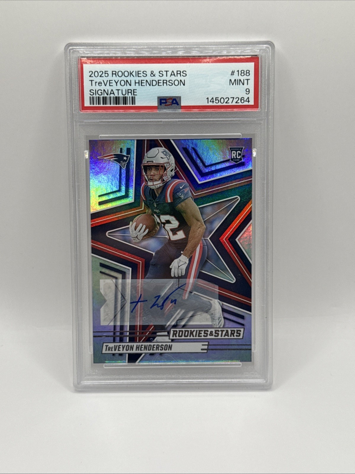 TreVeyon Henderson Panini Rookies & Stars #188 Signature