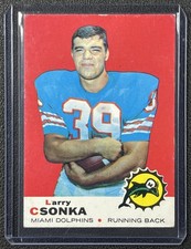 LARRY CSONKA 1969 TOPPS FOOTBALL #120 ROOKIE RC DOLPHINS