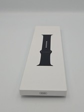 Apple Watch Sport Band 45mm Midnight Fluoroelastomer Stainless Steel Pin New