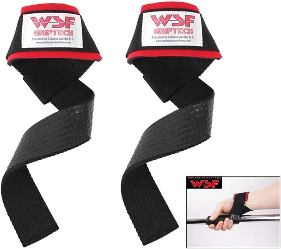 WSF Griptech Rubberized Lifting Straps None Slip