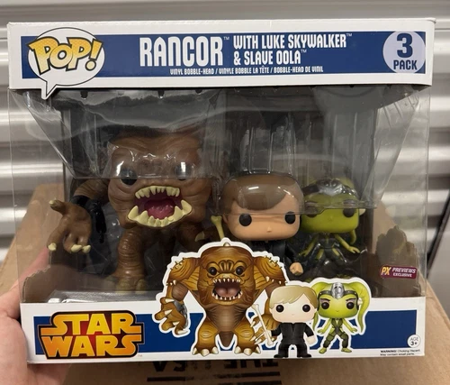 Funko Pop! Star Wars: Rancor  w/ Luke Skywalker and Slave Oola (PX Exclusive)