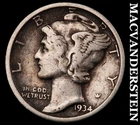 1934 Mercury Dime- Scarce Better Date #i3260