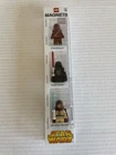 LEGO Star Wars Minifigure Magnets Chewbacca Darth Vader Obi-Wan Kenobi