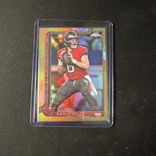 🔥 🔥 2025 Topps Chrome Gold Pigskin Baker Mayfield /50  ! 🔥 🔥