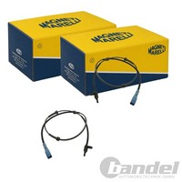 2X Magneti Marelli ABS-SENSOR Raddrehzahl Vorne Passend FüR CitroËN C-ELYSEE C3