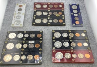 1954 1964 PROOF SET GEM BEAUTIFUL COINS lot Of 11
