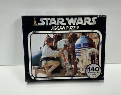 NEW Star Wars Luke Skywalker R2-D2 140 Piece Puzzle 1977 Kenner 14" x 18" 40120 - Image 1 of 4