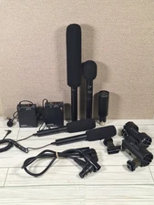 Professional Microphones (Azden SGM-1X & 2X, 2 Azden ECZ-990, Plus Extras)-Smoke
